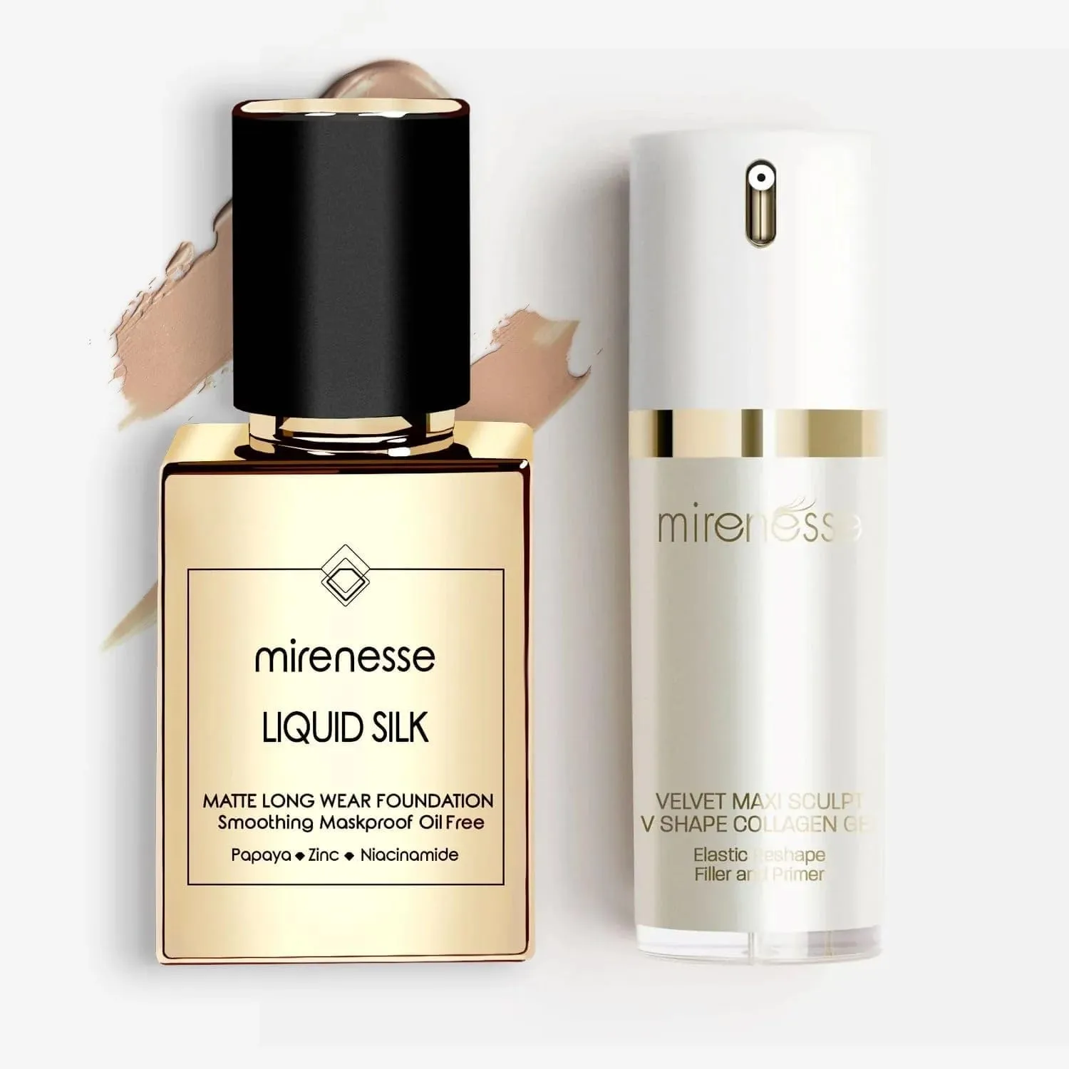 Liquid Silk Matte Foundation   Velvet Maxi Sculpt 2pce Kit SPF25