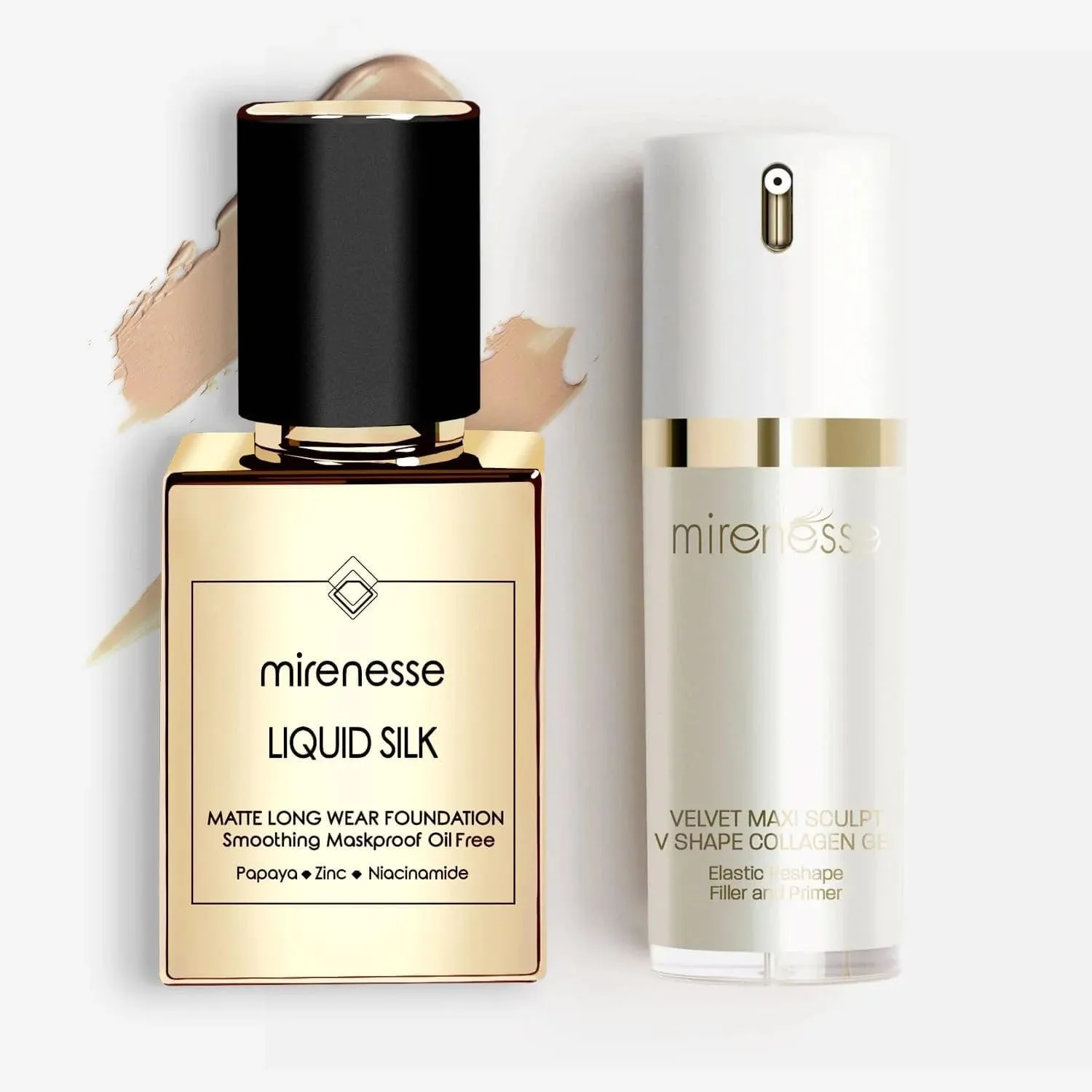 Liquid Silk Matte Foundation   Velvet Maxi Sculpt 2pce Kit SPF25