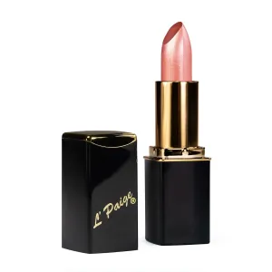 L'Paige L56 – ROSY PEARL Designer Lipstick | Aloe Vera-Based, Long-Lasting, Moisturizing | Nude Rose with Subtle Pearlized Finish