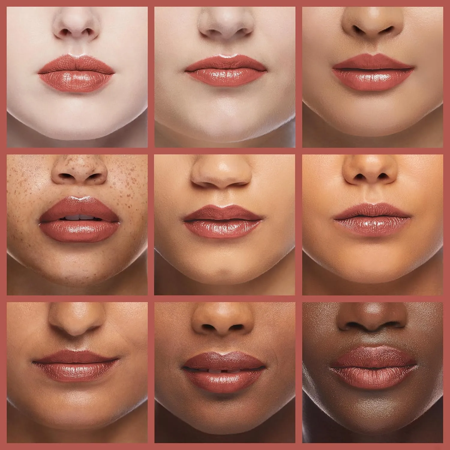 L'Paige L56 – ROSY PEARL Designer Lipstick | Aloe Vera-Based, Long-Lasting, Moisturizing | Nude Rose with Subtle Pearlized Finish