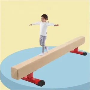 LXLZYXSF Starters Practice Beam for Little Gymnasts, Gymnastics Skills Training Balance Beam with Anti-Slip Base, Gym Kindergarten Sports Equipment, Gifts for Girls Children