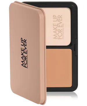 MAKE UP FOR EVER HD Skin Matte Velvet Undetectable Longwear Blurring Powder Foundation 3Y40 Warm Amber