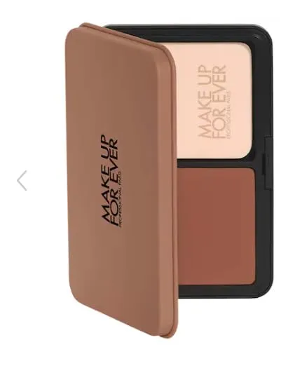 MAKE UP FOR EVER HD Skin Matte Velvet Undetectable Longwear Blurring Powder Foundation 4Y70 Warm Espresso
