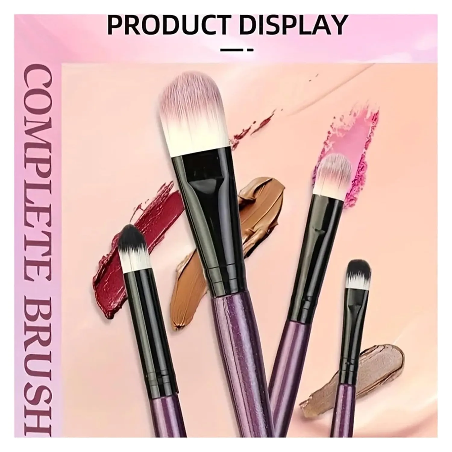 Makeup Brushes 20pcs Eyeshadow Professional Women Cosmetics Face Brush Eyebrow Eyelash Lip Powder Blush Set Travel Make Up Tools(Blue)