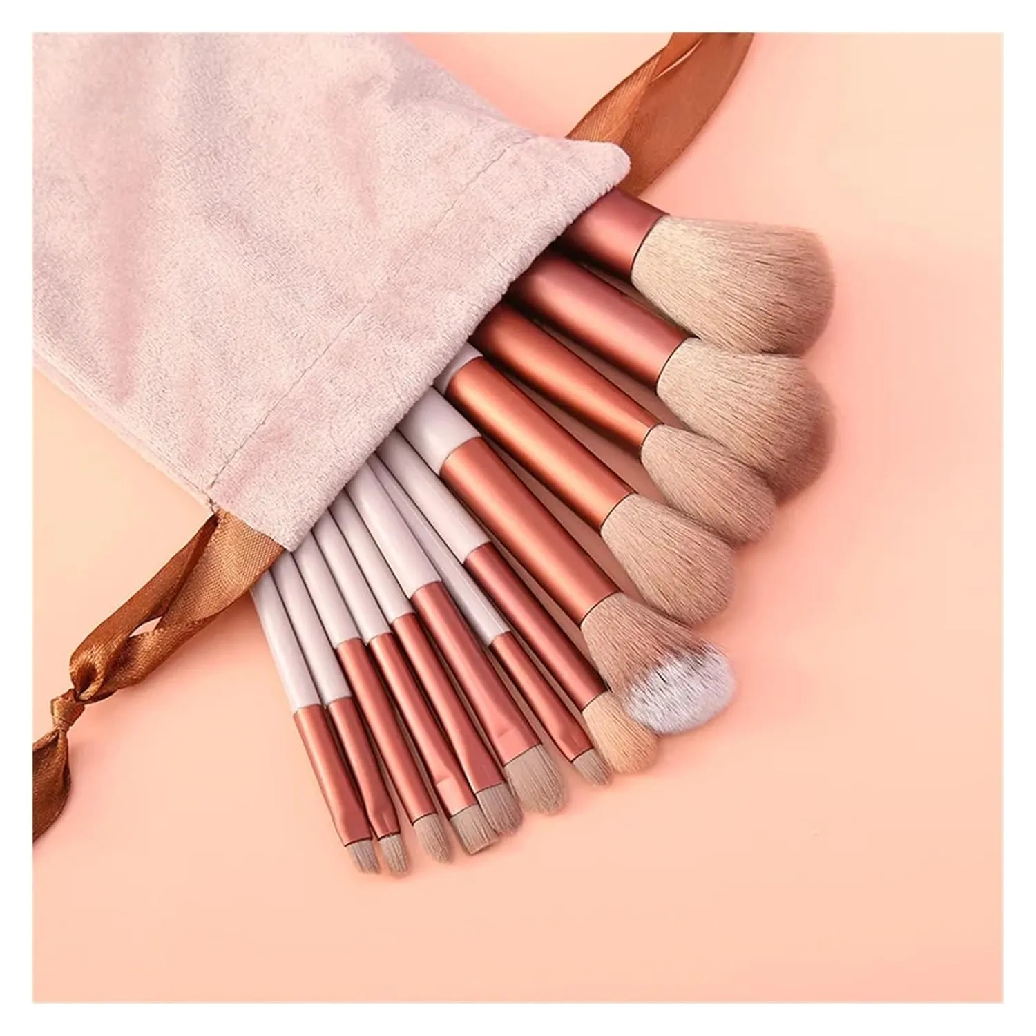 Makeup Brushes Set Make-up for women Cosmetic tool Instruments Professional Eyeshadow Foundation Blush Beauty Cheap complete kit(Blue 13 PCS In Bag)