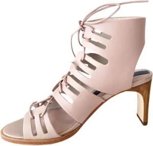 Matt Bernson Women's Blush Leather Miro Heel Pump, Pink, 7