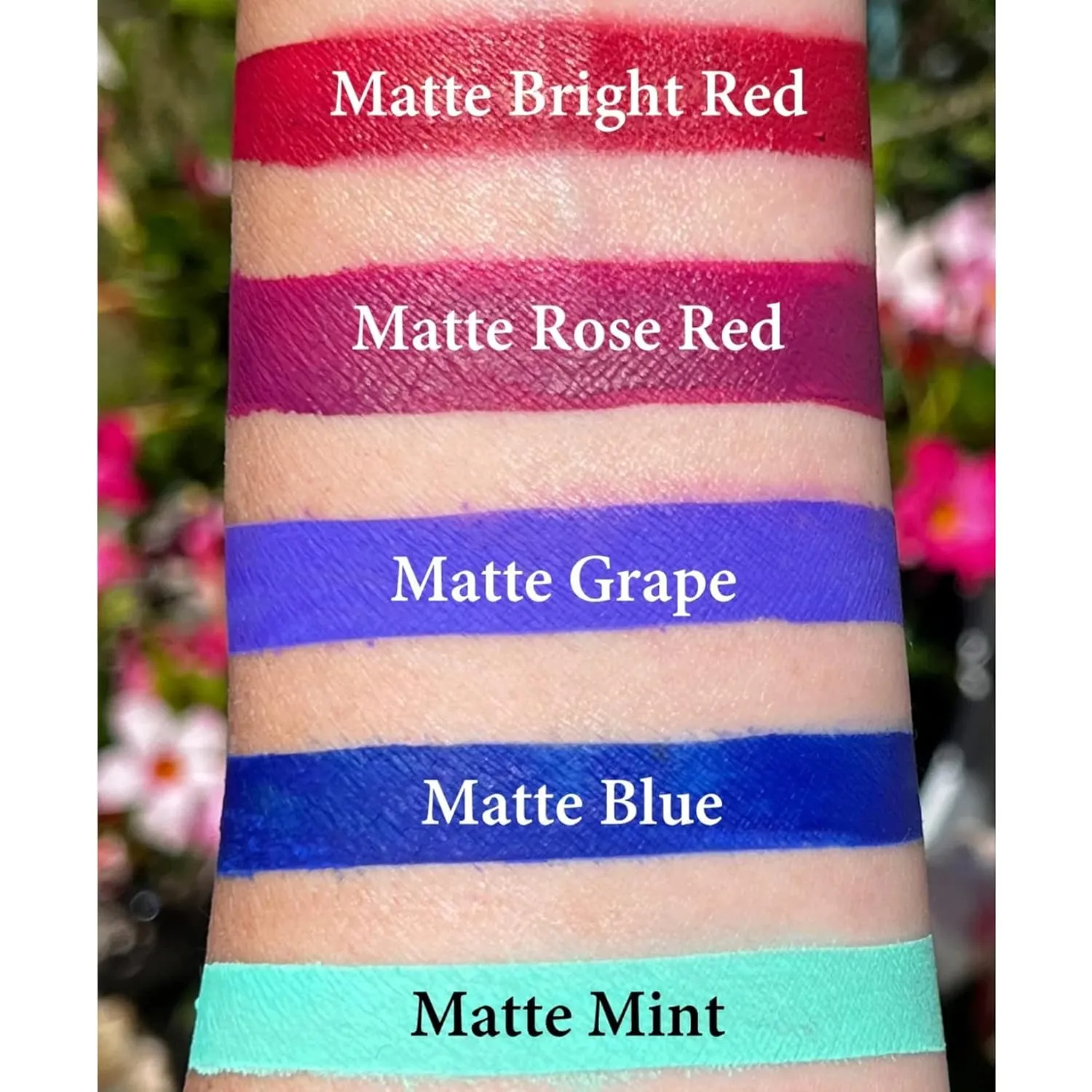 Matte Blue Cake Eyeliner with Applicator Brush - Water Activated Dry Pressed Eyeliner - Long-Lasting, Vibrant Color, Smudge Resistant - Vegan Cruelty Free Paraben Free (Matte Blue)