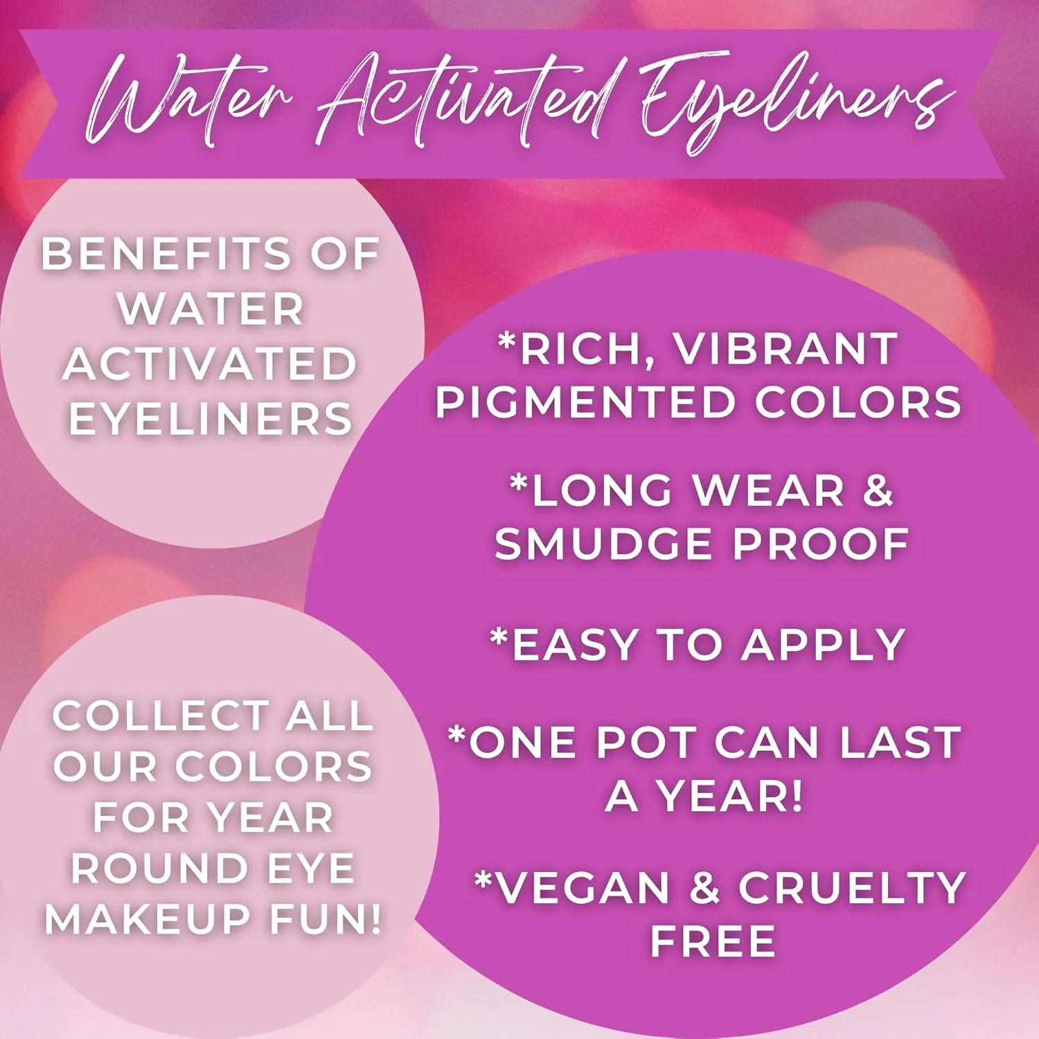 Matte Blue Cake Eyeliner with Applicator Brush - Water Activated Dry Pressed Eyeliner - Long-Lasting, Vibrant Color, Smudge Resistant - Vegan Cruelty Free Paraben Free (Matte Blue)