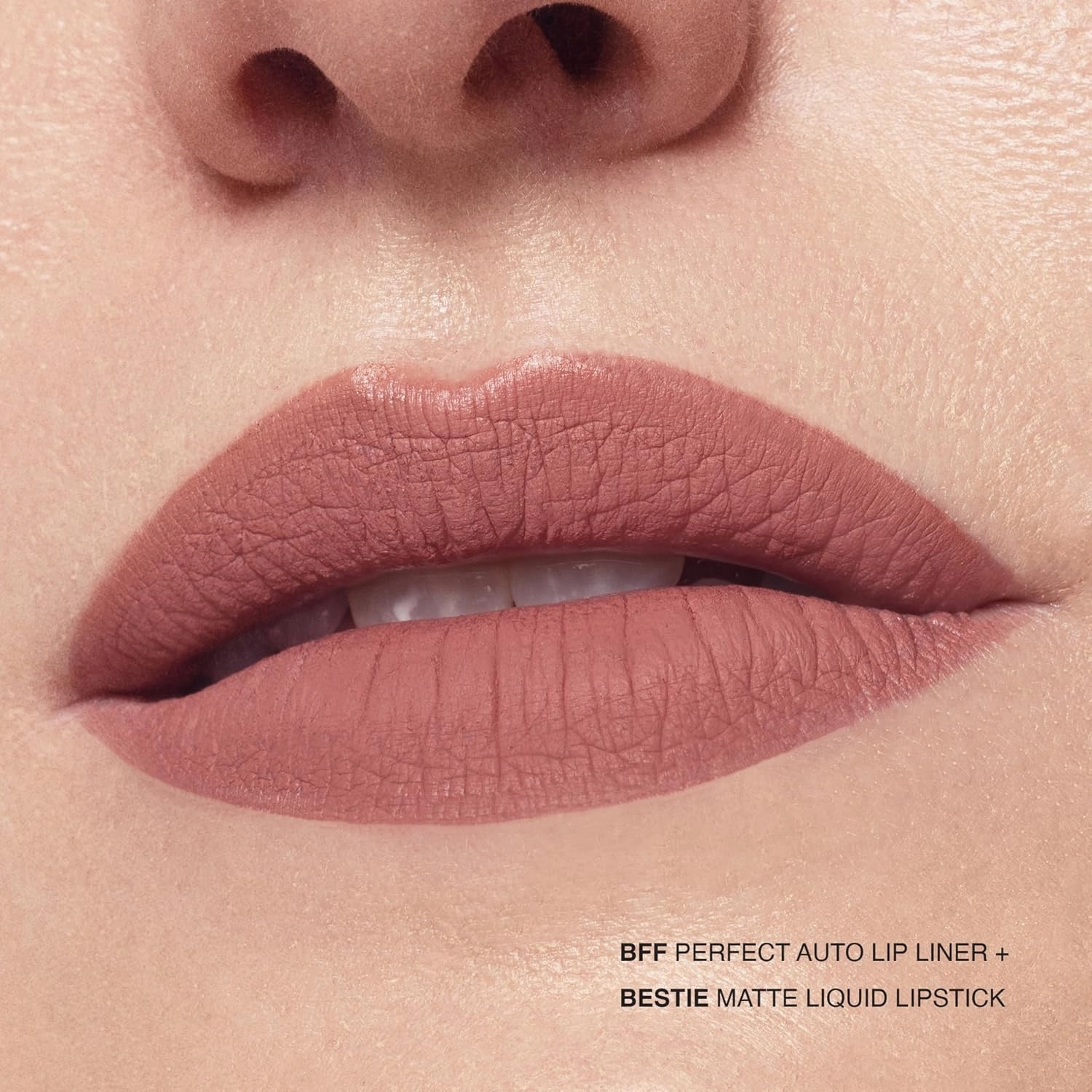 Matte Liquid Lipstick, Cruelty Free, Vegan, Paraben Free - Made in Italy (BESTIE | Peachy Pink)