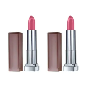 Maybelline New York Color Sensational Pink Lipstick, Matte Lipstick, Lust for Blush, 2 Count