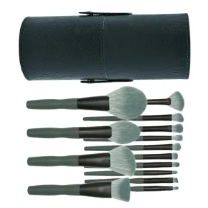 Mikinona 14-piece Makeup Brush Set Professional Beauty Tool Cosmetics Accessory Smooth Handle Perfect for Daily and Professional Use