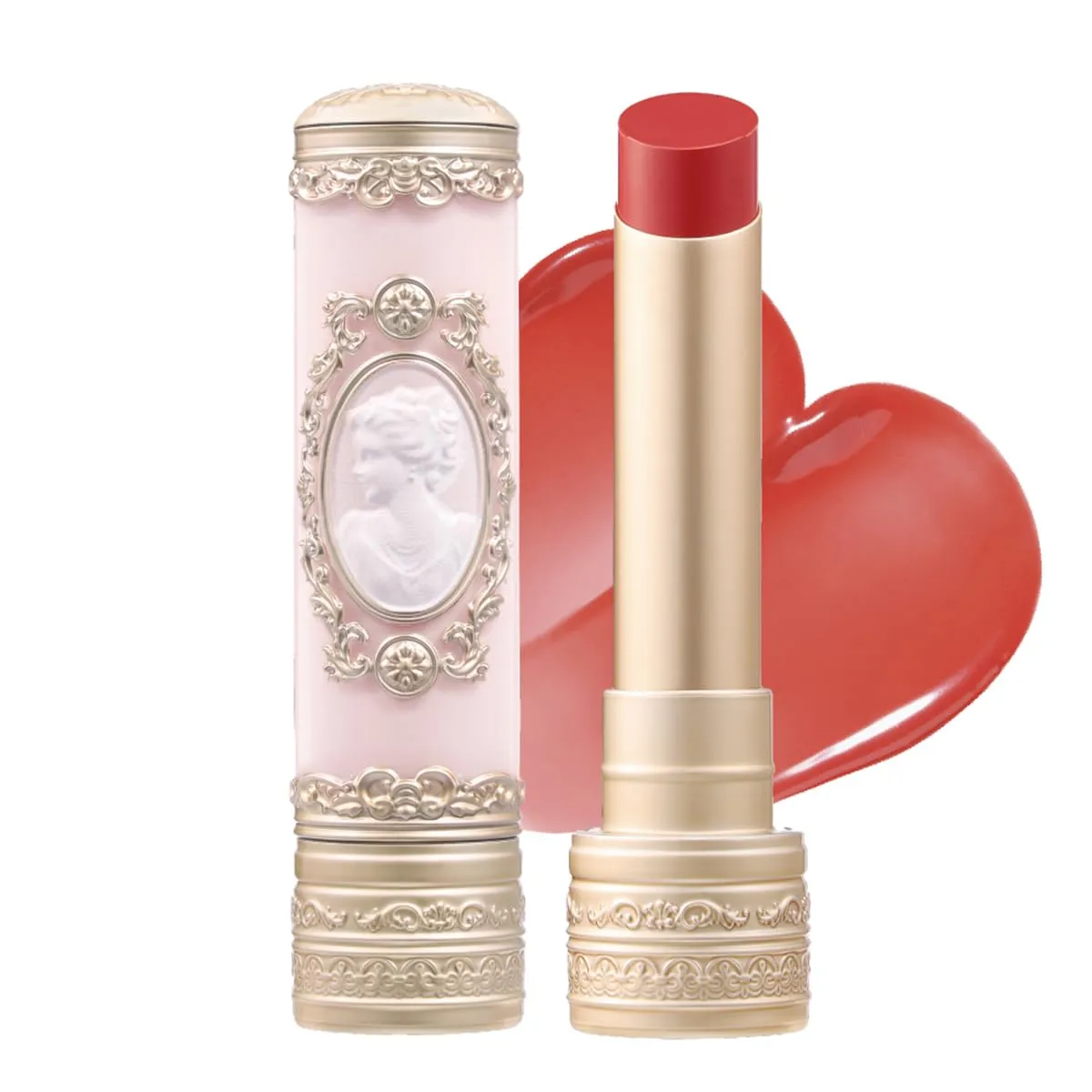 Millefee Antoinette Melting Rouge Lipstick, Highly Moisturizing, Transparent, Yeve, Brevet, Gift, Present, Carving Lip, Melting Texture, Fragrant, MilleFee (05 Apple Glaze)