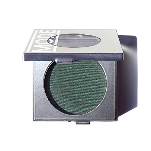 MODE Frosty Emerald Green Pearl Eyeshadow Absolute BOLD AT HEART High Pigment Long Wear Nourishing Potent Color, Natural Pressed Powder Eye Shadow Single Compact, Made in NY USA