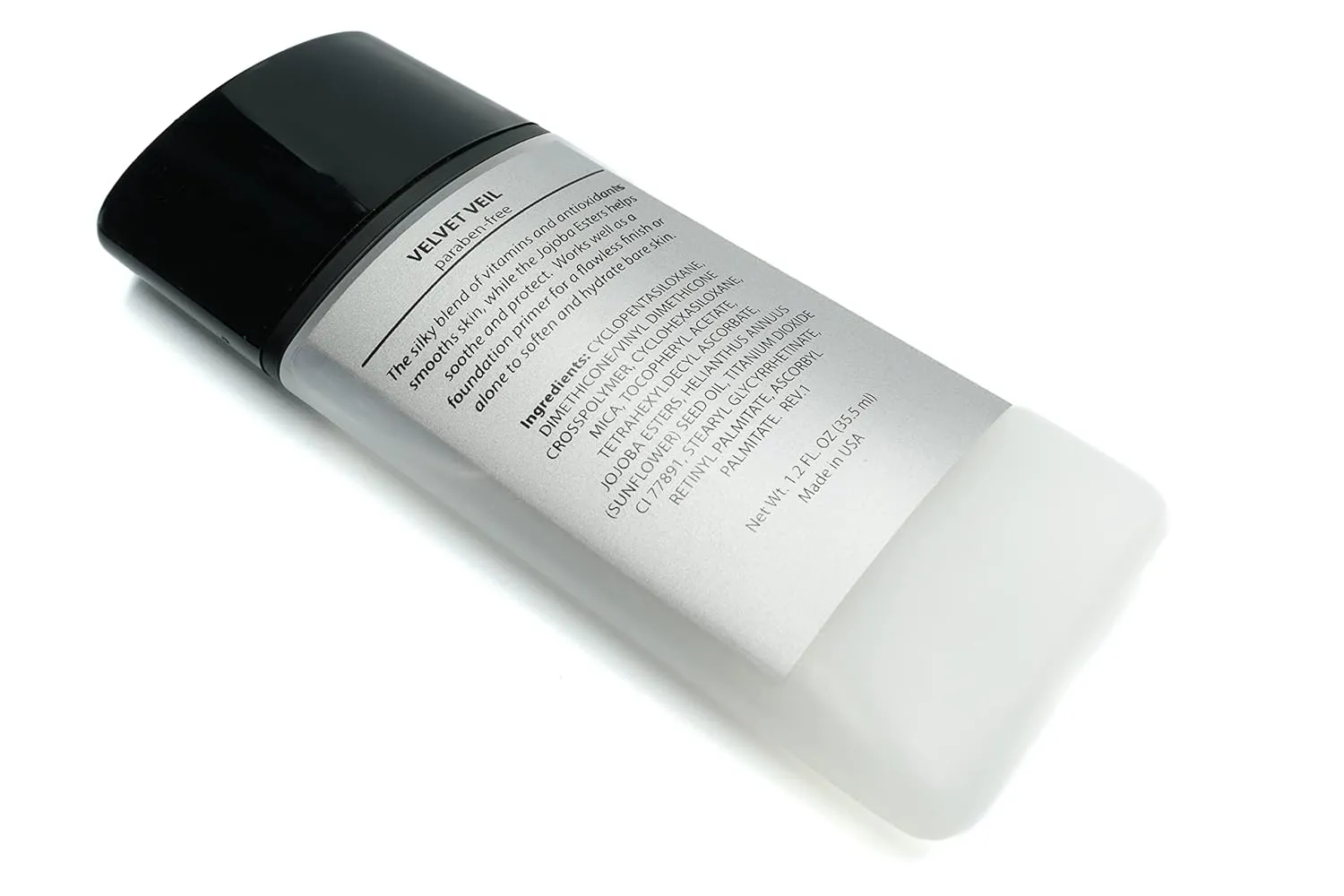 Moisturizing Velvet Veil Foundation Primer Serum Gel, Paraben & Talc Free, 1 Ounce Tube, No Animal Testing & Cruelty Free, Non-Comedogenic