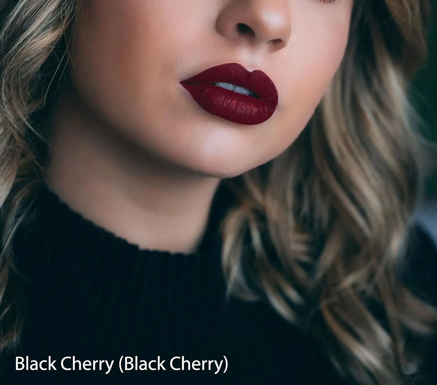 Mom's Secret 100% Natural Matte Lipstick, Organic, Long Lasting, Vegan, Gluten Free, Cruelty Free, Made in the USA, 0.12 oz. (Black Cherry)