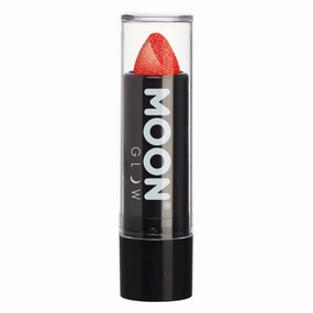 Moon Glow - Neon UV Glitter Lipstick Red M8466 Costume Make Up