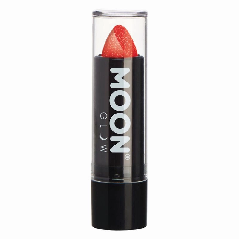 Moon Glow - Neon UV Glitter Lipstick Red M8466 Costume Make Up