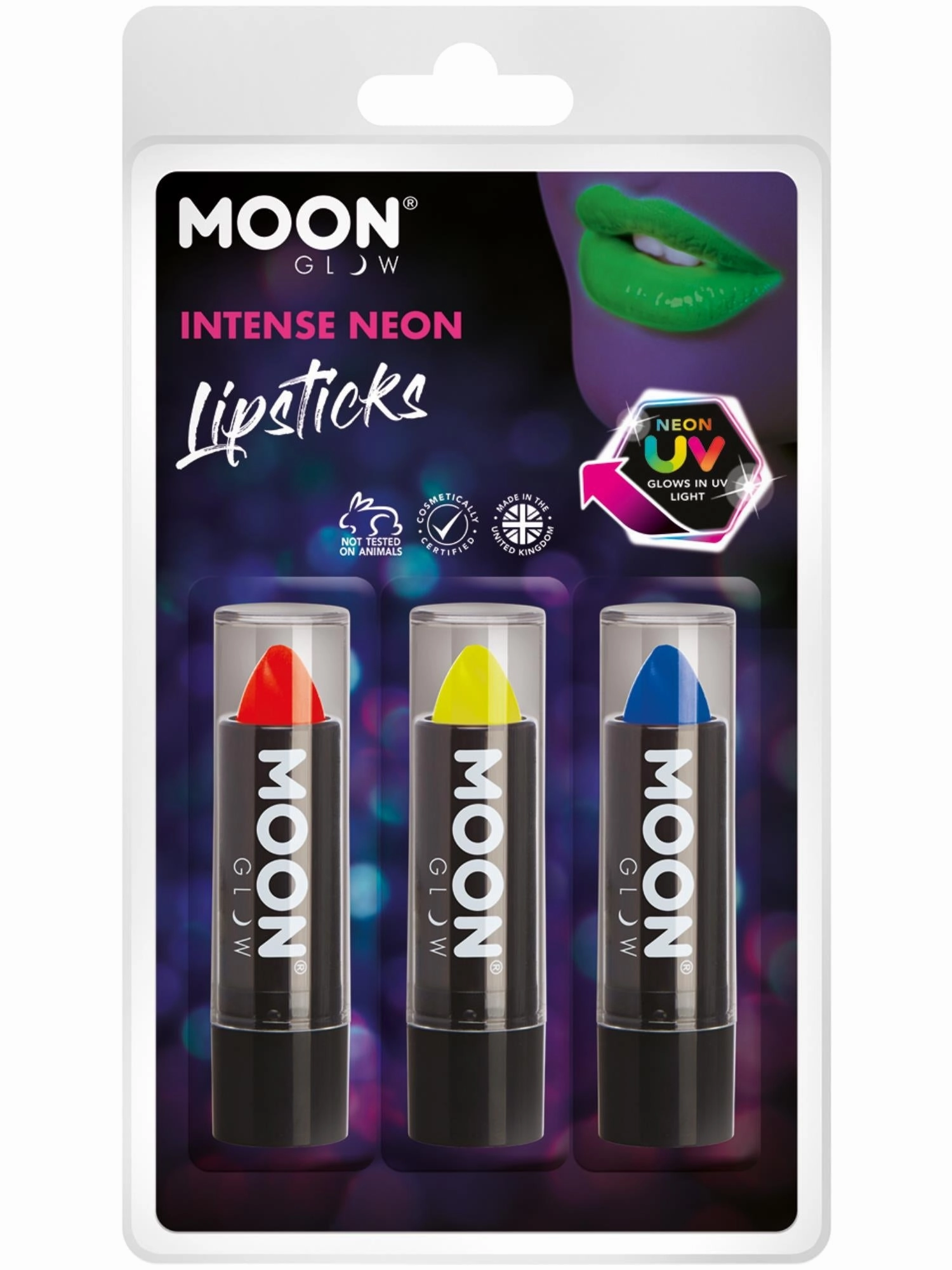Moon Glow Intense Neon UV Lipstick,   Wholesale