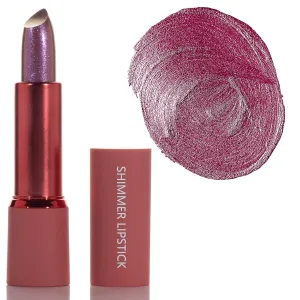 Mynena Rose Pink Metallic Lipstick Hydrating Formula Vibrant Color | Talc-Free Paraben-Free Gluten-Free Cruelty-Free Sulfate-Free - Ruby