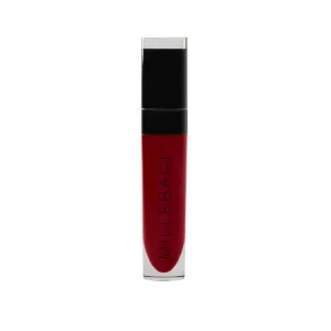 Nouba Millebaci Long Lasting Liquid Lipstick Dark Red, Lustrous Moisturizing Creamy Formula with Intense Color Pigment High Impact Makeup Lip Color Stick Balm For Women (Color 47)