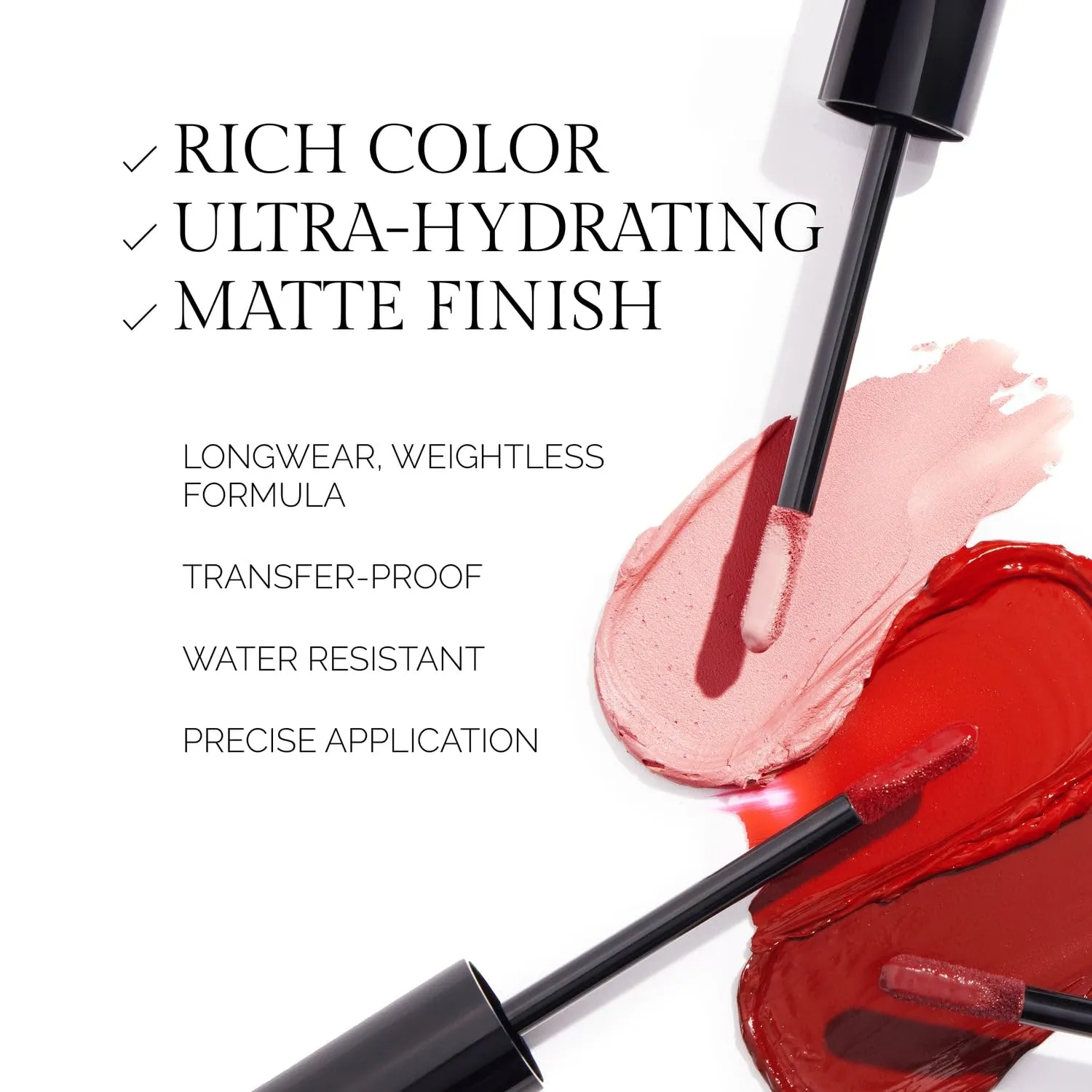 OFIR Velvet Bond Liquid Matte Lipstick | Matte Liquid Lipstick for Bold, Full Coverage Color | Hydrating Pigments Offer All-Day Comfort | Vegan Formula | Chili - Cool Red Shade | 0.12 fl oz