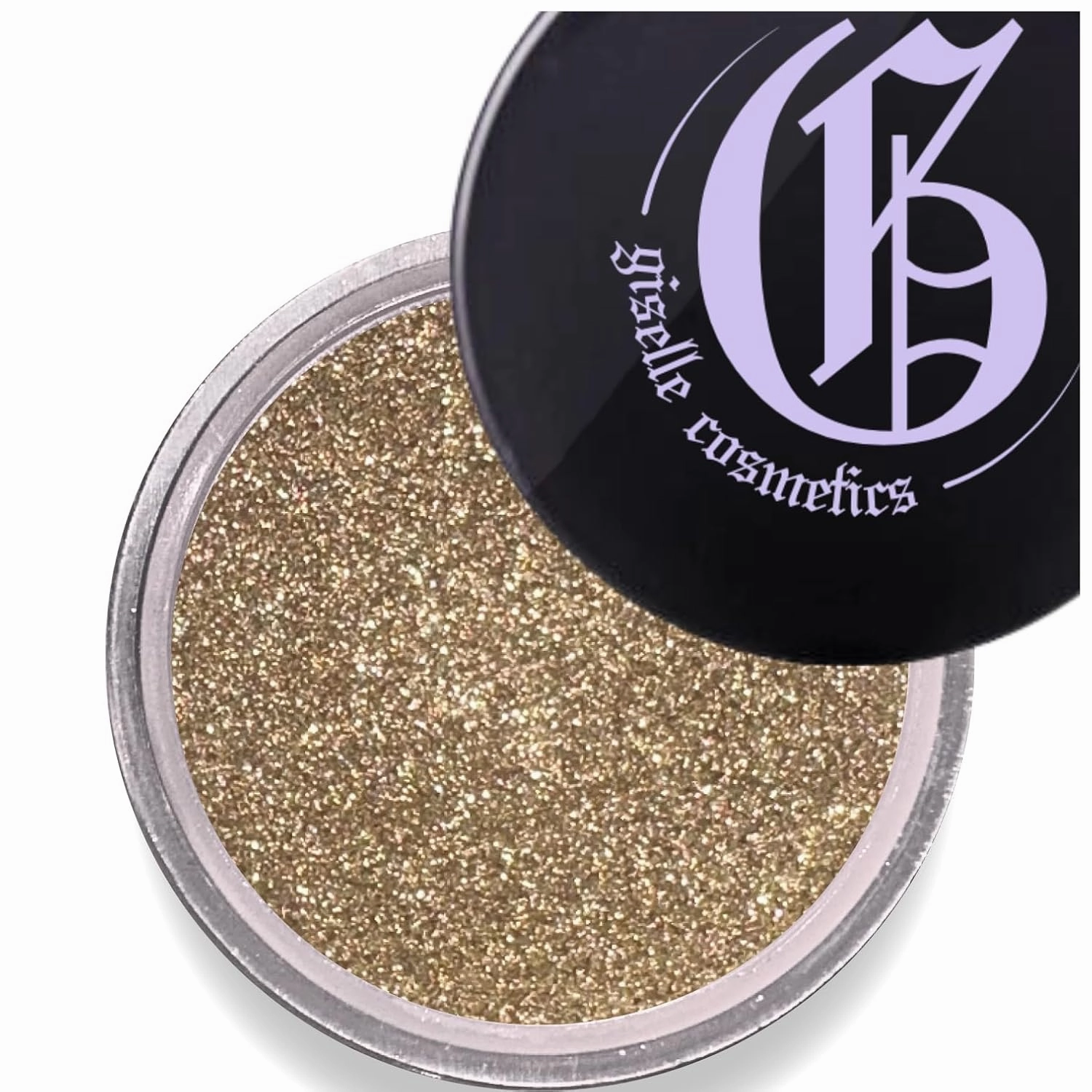 Olive Gold Mineral Eyeshadow Single, Organic Gold Eyeshadow, Non-Toxic Loose Powder, Olive Green Mineral Eye Shadow, Gold Makeup Pigments