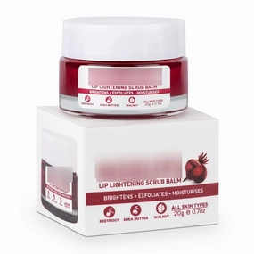 Organi'c NicoLips Lip Scrub Balm for Dark Lips Anti Pigmentation, Dry, Chapped, Smoking, Lipstick Stains Removal Lipcare for Men & Women 20 g (Pack of 1)