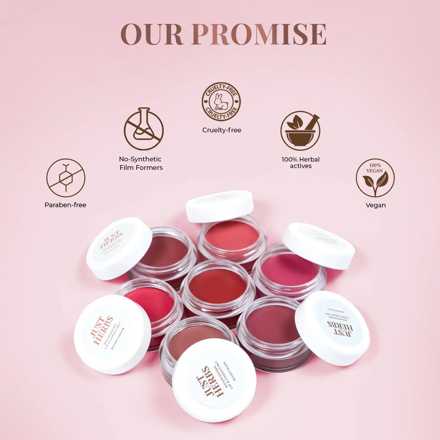 Organic Creamy Matte 3 in 1 Lip & Cheek Tint, Blush For Women - SLS,Chemical & Paraben Free - 0.14 fl. oz. (Rose coral)