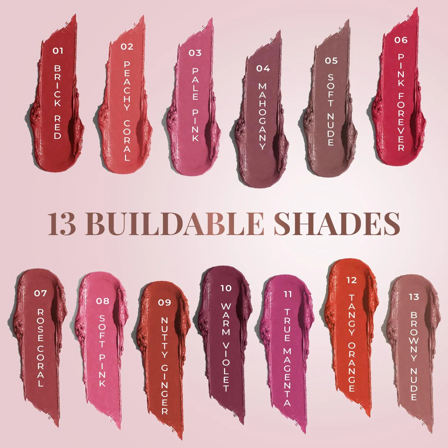 Organic Creamy Matte 3 in 1 Lip & Cheek Tint, Blush For Women - SLS,Chemical & Paraben Free - 0.14 fl. oz. (Rose coral)