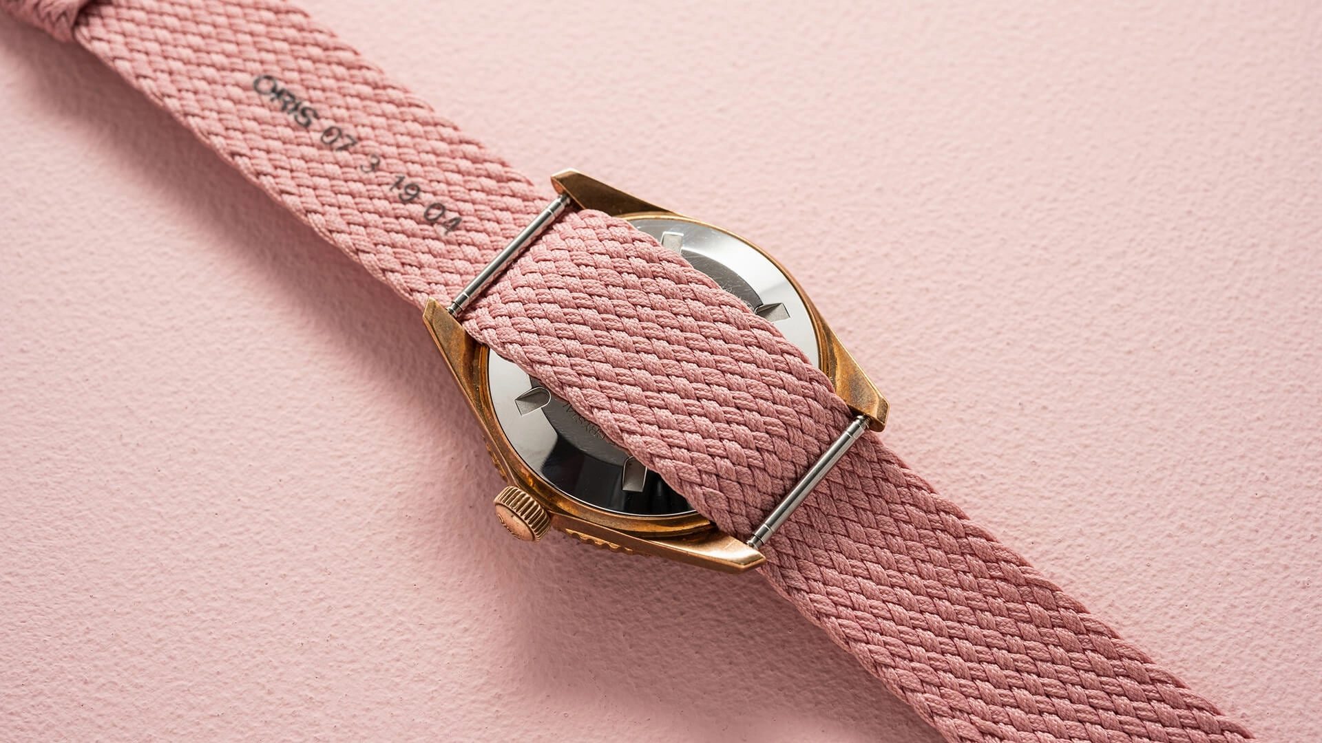 Oris Divers Sixty Five Cotton Candy Bronze Lipstick Pink
