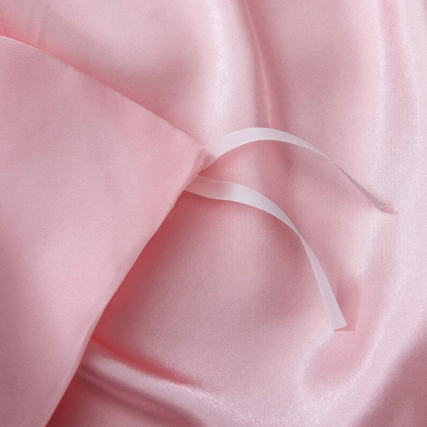 P Pothuiny 3 Pieces Satin Duvet Cover Twin/Twin XL Size, Luxury Silky Like Blush Pink Duvet Cover Bedding Set with Zipper Closure, 1 Duvet Cover   2 Pillow Cases (No Comforter)