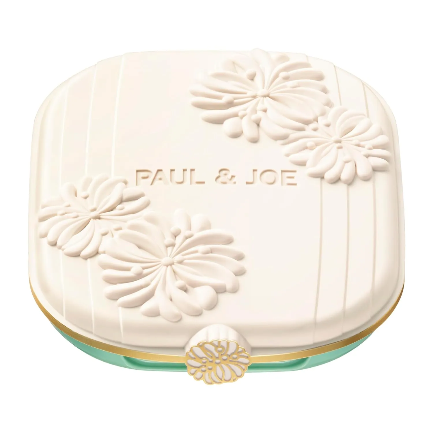 Paul & Joe Eye Color Palette 02 Summer Pareo, Four Colors Powder Eye Shadows, Green, Blue, White, Brown 0.14 oz