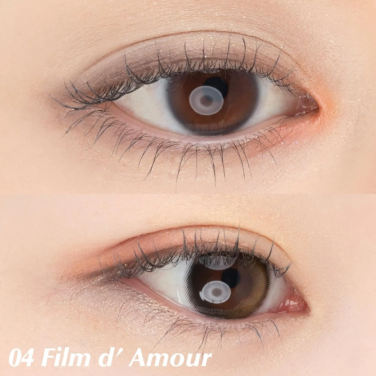 Paul & Joe Eye Color Palette 04 Film d’Amour, Four Colors Powder Eye Shadows, Red, Brown, Gold, Silver, 0.14 oz