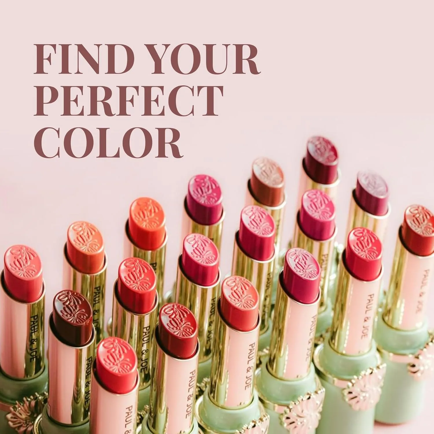 Paul & Joe Moisturizing Lipstick Refill Only, Case Sold Separately, Long Lasting Lipstick for Highly-Pigmented Lip Color, 04 Champs-Elysees at Dusk - Elegant Ladylike Red Lip Stick, 0.10 oz