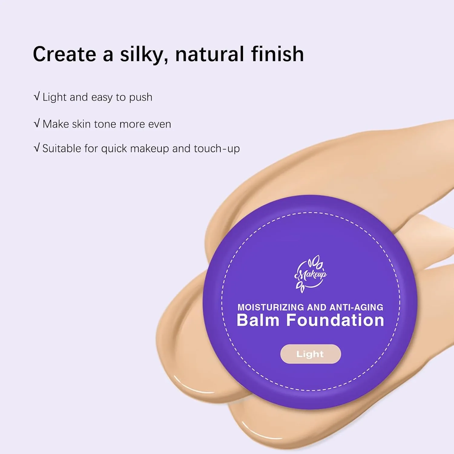 Peptide Bounce Foundation | Age-Defying Hydrating Cushion Foundation for Mature Skin, Medium Buildable Coverage & Satin Glow Finish Makeup, Blurs Fine Lines, Smooths Texture (light)