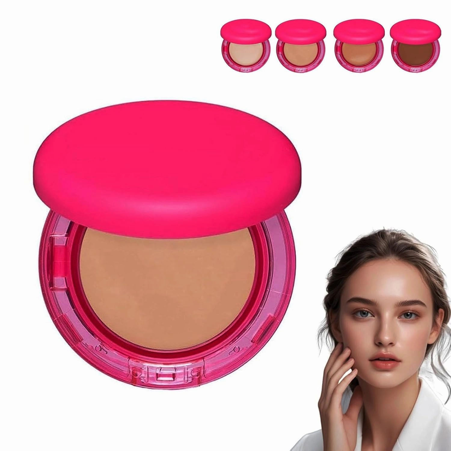 Peptide Bouncees Foundation, Tri-Ceramide Complex for Mature Skin, Buildable Medium Coverage, Smooths Texture, Blur Fine Lines for All Skin Types (A, 1)