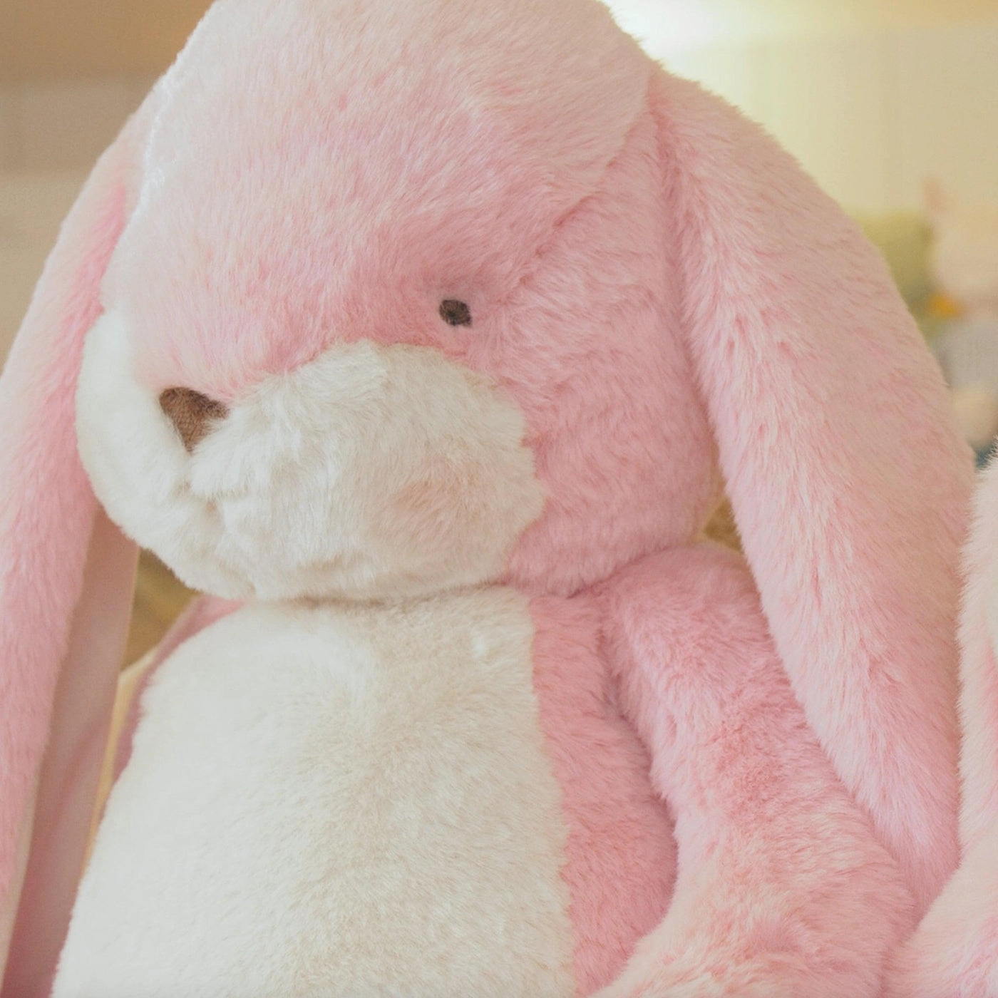 Personalized Big Floppy Bunny - Coral Blush