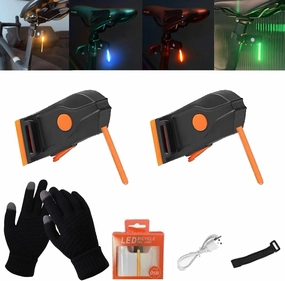 PhotonDrop - LED Bike Tail Light, Photon Drop Bike Light, Photondrop Bike Light, InstaWhim Photon Drop Bike Tail Light, Rechargeable USB Bicycle Rear Cycling for Any Type of Seatpost