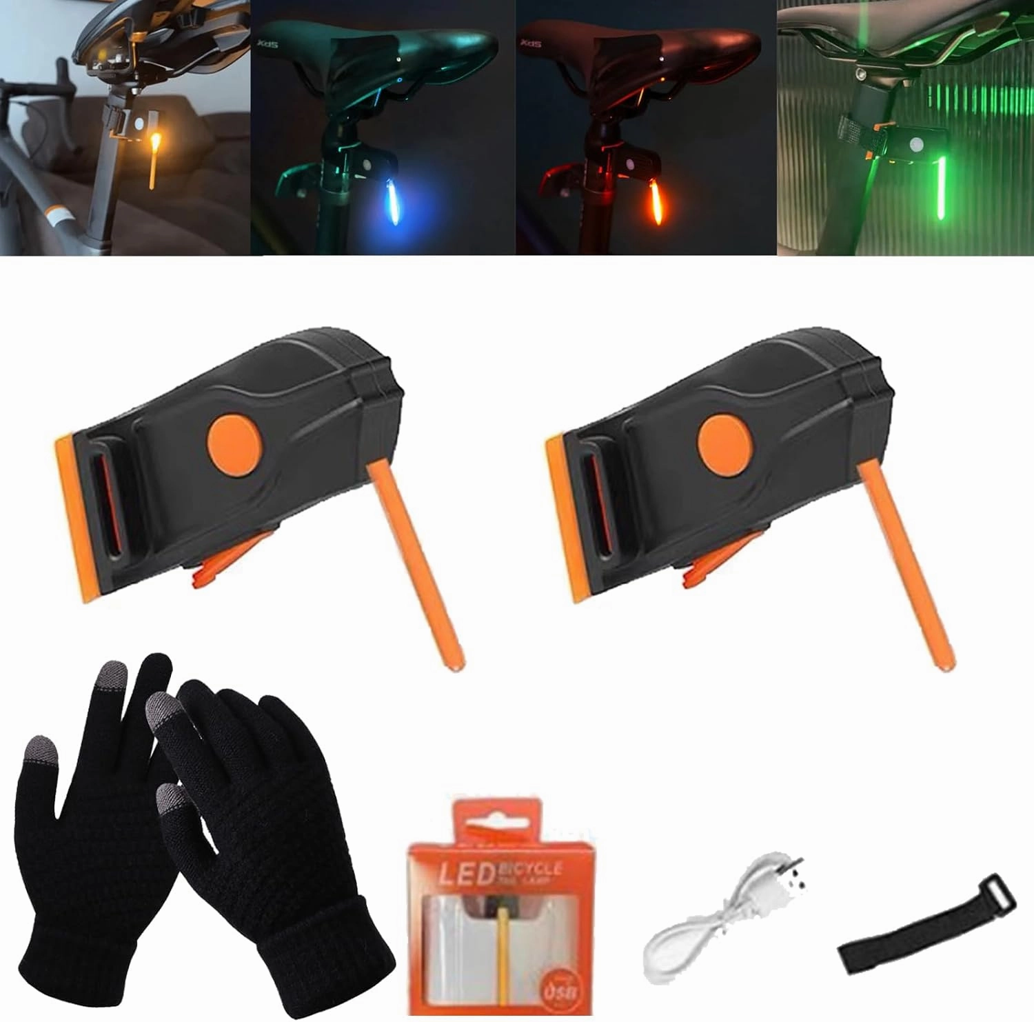 PhotonDrop - LED Bike Tail Light, Photon Drop Bike Light, Photondrop Bike Light, InstaWhim Photon Drop Bike Tail Light, Rechargeable USB Bicycle Rear Cycling for Any Type of Seatpost