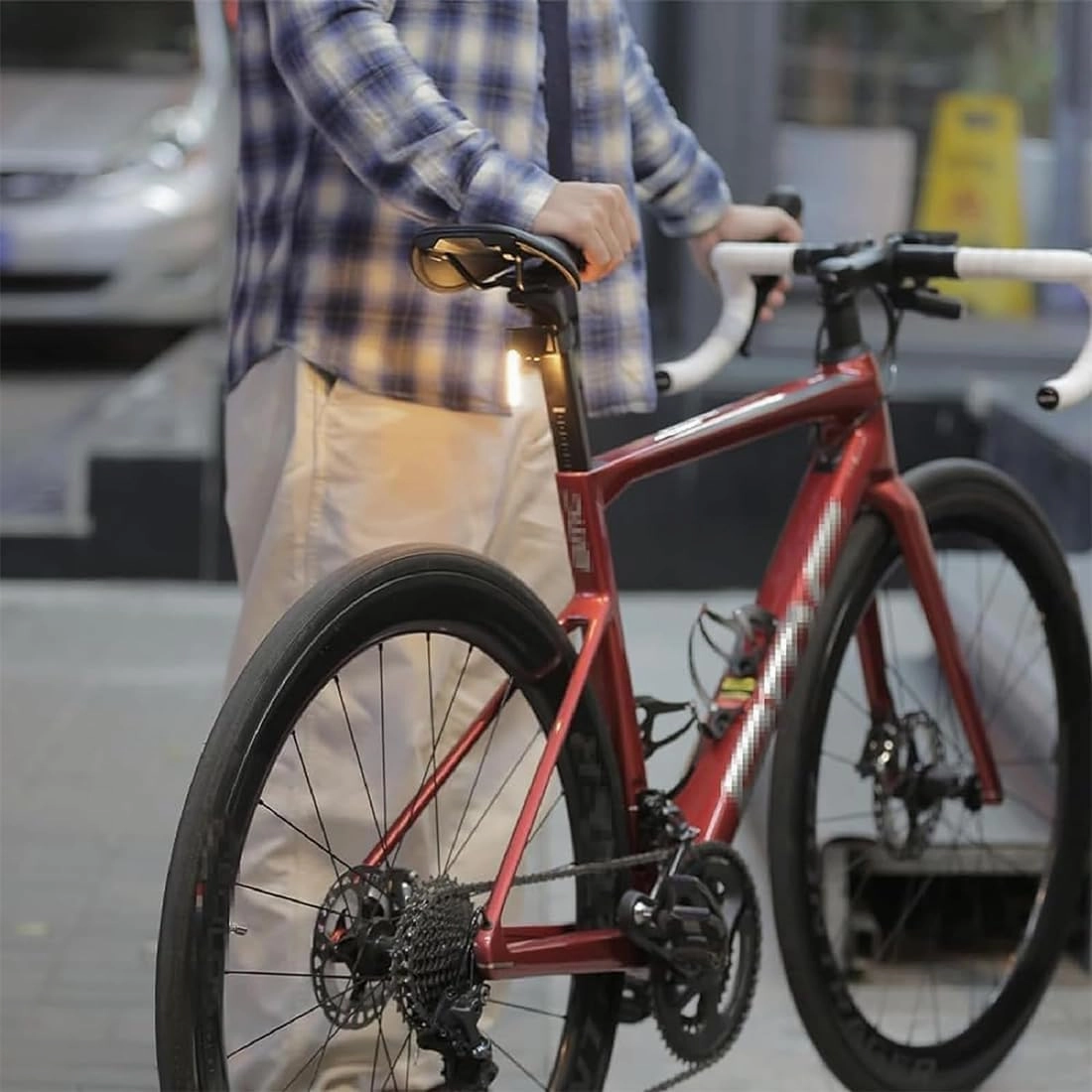 PhotonDrop - LED Bike Tail Light, Photon Drop Bike Light, Photondrop Bike Light, InstaWhim Photon Drop Bike Tail Light, Rechargeable USB Bicycle Rear Cycling for Any Type of Seatpost