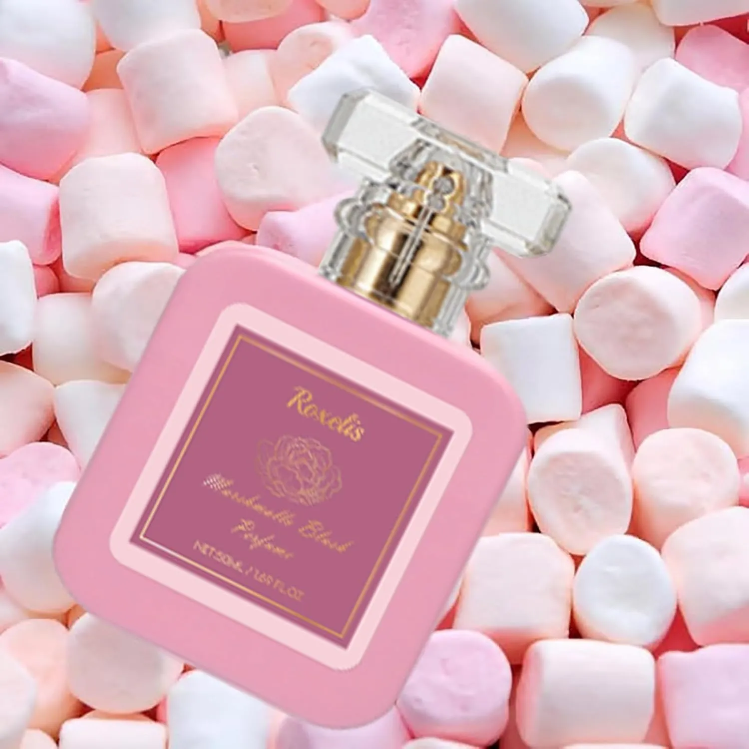 Pink Blush Shams Al Emarat Khususi Eau De Parfum Spray, Strawberry Candy Marshmallow Perfume for Women