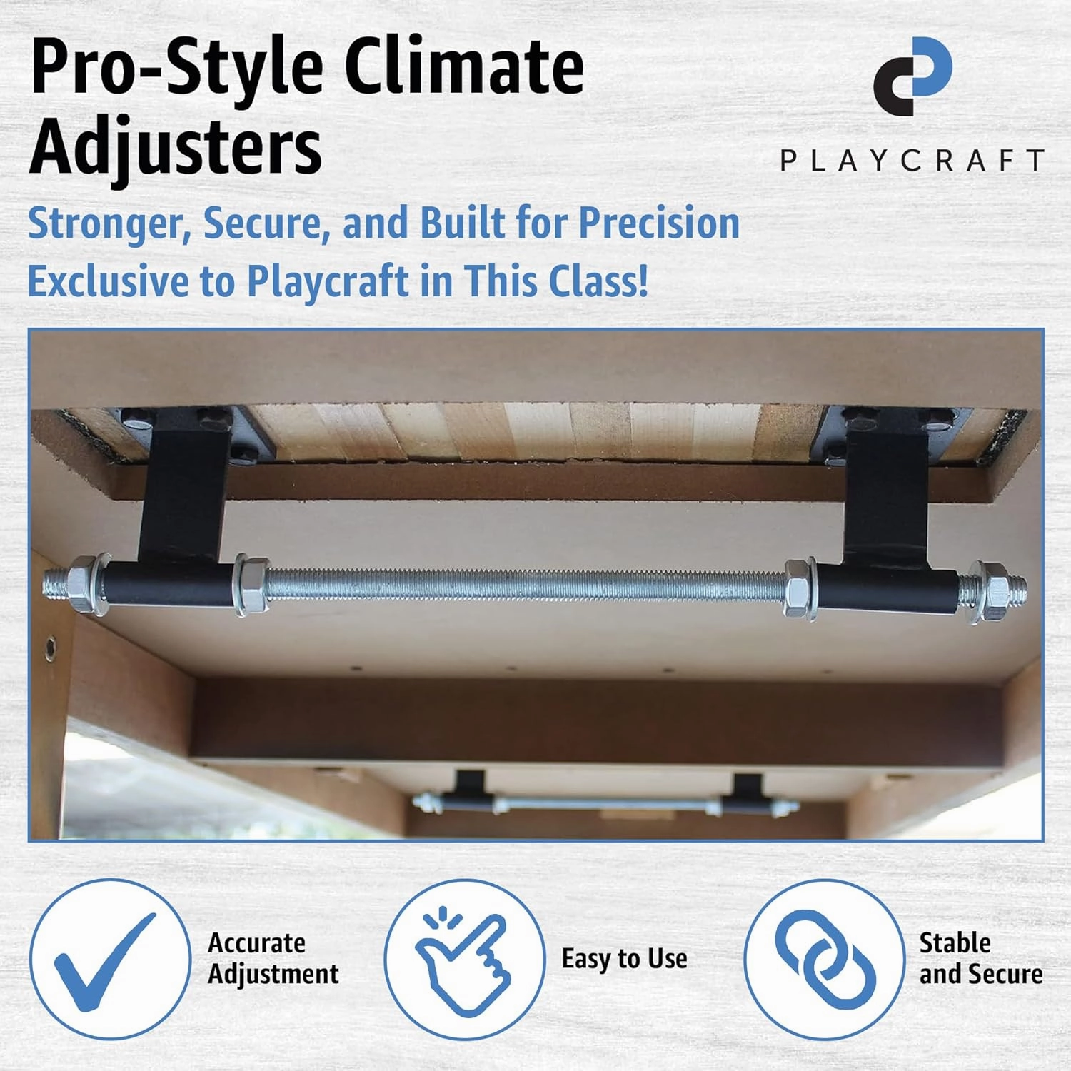 Playcraft Woodbridge Shuffleboard Table with Storage Cabinet - Shuffle Board Game Table Set with Matching Abacus, 8 Pucks, Brush & Wax (Made in USA) - Pro Style Climate Adjusters