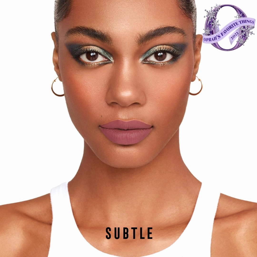 Power Woman Essentials Liquid Matte Lipstick, Highly Pigmented, Quick Drying & Smudge Proof, Long Lasting, Vegan and Cruelty-Free (Subtle - Deep Pink/Mauve Color)