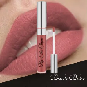 Premium Lip Kit | Deep Pink Nude Lipstick and Liner Set | Beach Babe