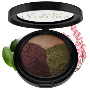 Pressed Eyeshadow | Crease Resistant Eye Shadow, Highly Pigmented | Natural Ingredients, Lasts All Day (Olive Trio)