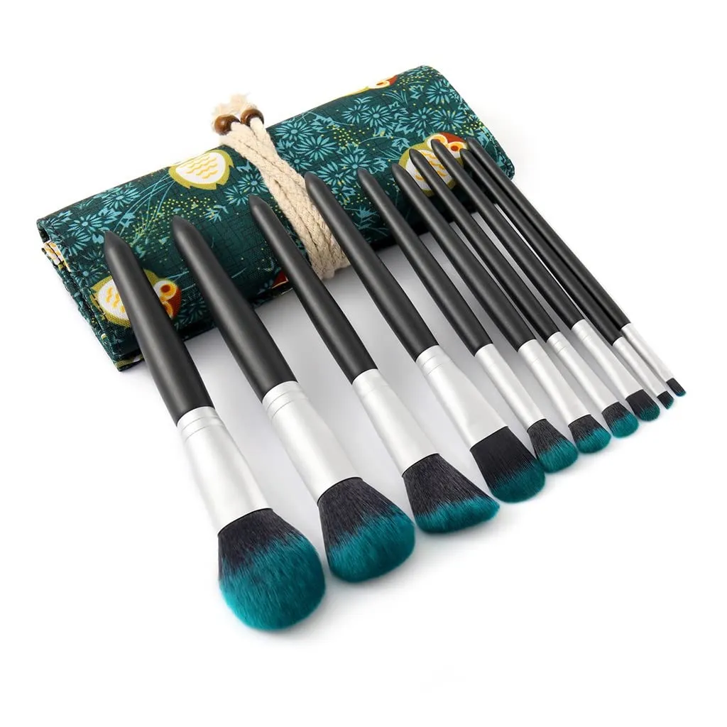 Professional Makeup Brushes Set Beauty Tools Eyeshadow Foundation Make Up Brushes Cosmetics Set 10pcs