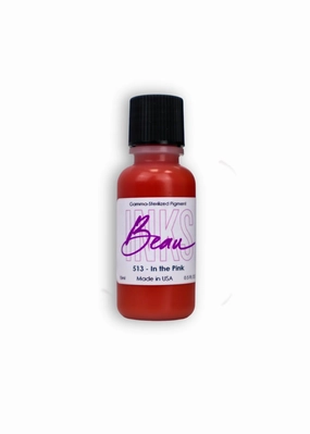 Professional Lip Pigment for Permanent Makeup (15ml) - In The Pink Permanent Lip Stain - Light & Natural Pink Permanent Lipstick Pigment for Lip Tattoo or Liner - PMU Supplies for Stunning Lip Makeup