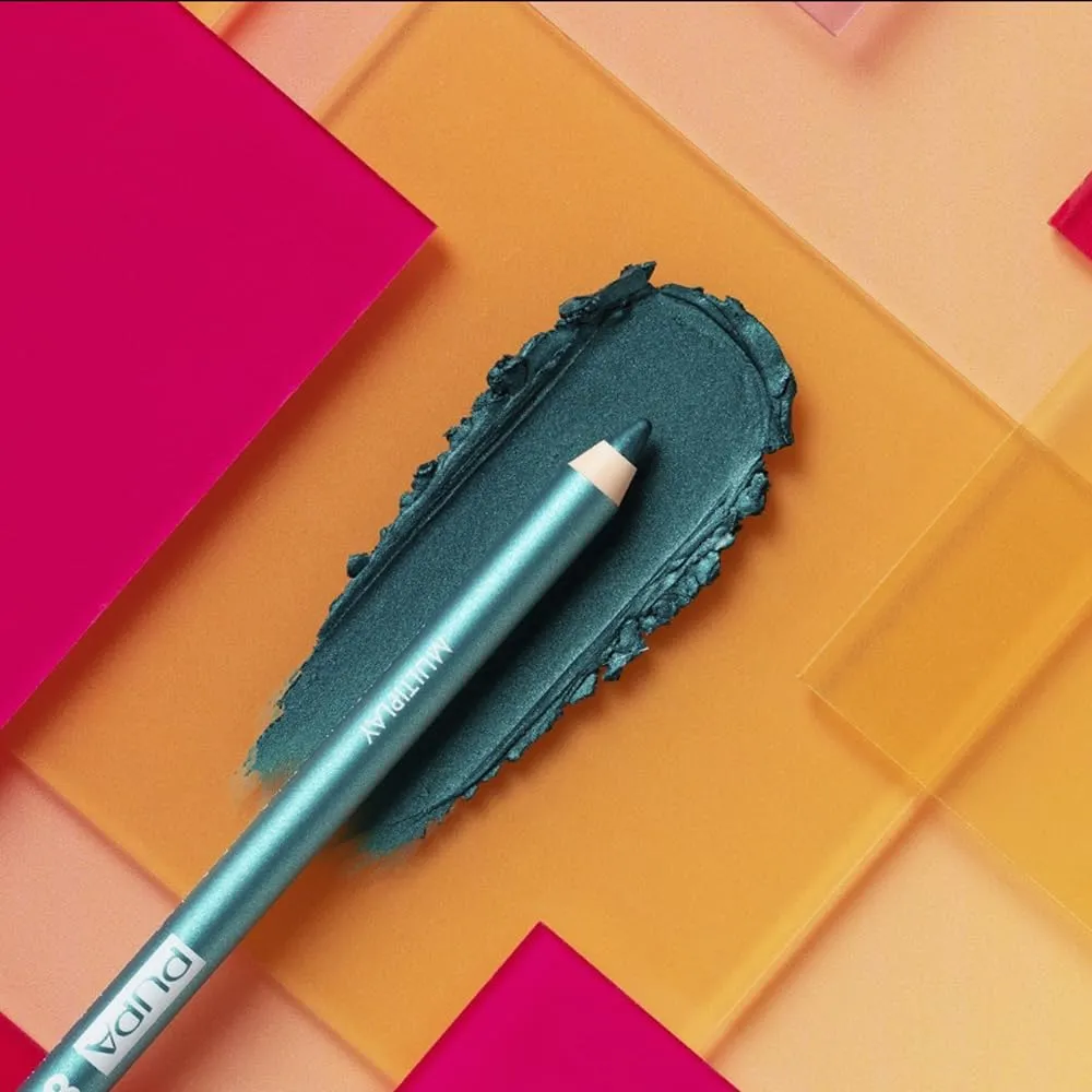 Pupa Milano Multiplay Eye Pencil - Creamy, Blendable Eyeliner With Smudge Tip - Create Long Wearing, Glamorous Intensity - Smooth, Lasting Color Liner For Waterline Or Lid - 54 Indigo Blue - 0.04 Oz