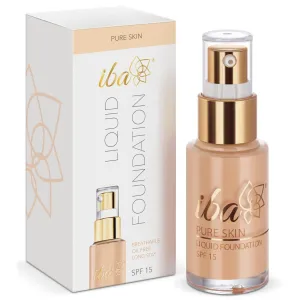 Pure Skin Liquid Foundation - Snow White, 30ml | Full Coverage l Long Lasting | Lightweight l Oil Free Dewy Finish Halal Certified & Vegan Makeup (Natural Beige, 30ML)