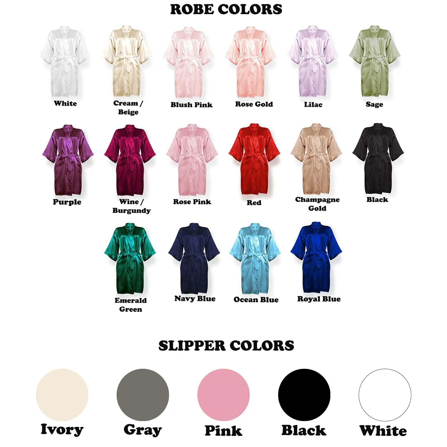 Quinceanera Robes and Slippers Set for Mis XV Anos and the Entire Quince Squad, Robes for Mama de la Quince, Abuela, Hermana and More, A Great Bundled Quinceanera Gift, Sage S/M